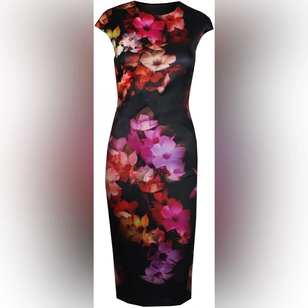 Ted Baker Catina Floral Midi Dress - Picture 2 of 7